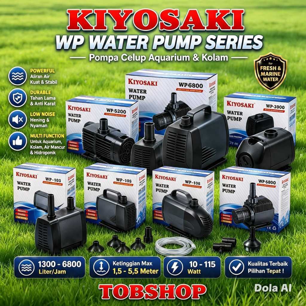 KIYOSAKI WP 103 WP 104 WP 105 WP 106 WP 107 WP 108 WP 3600 WP 3700 WP 3800 WP 3900 WP 5200 WP 6800 M