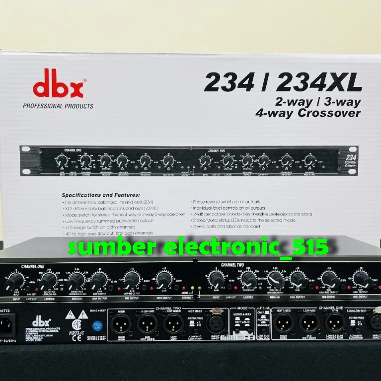 CROSSOVER DBX 234XL DBX234XL DBX 234XL