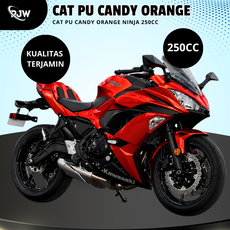 Cat PU Candy Orange Ninja 250cc