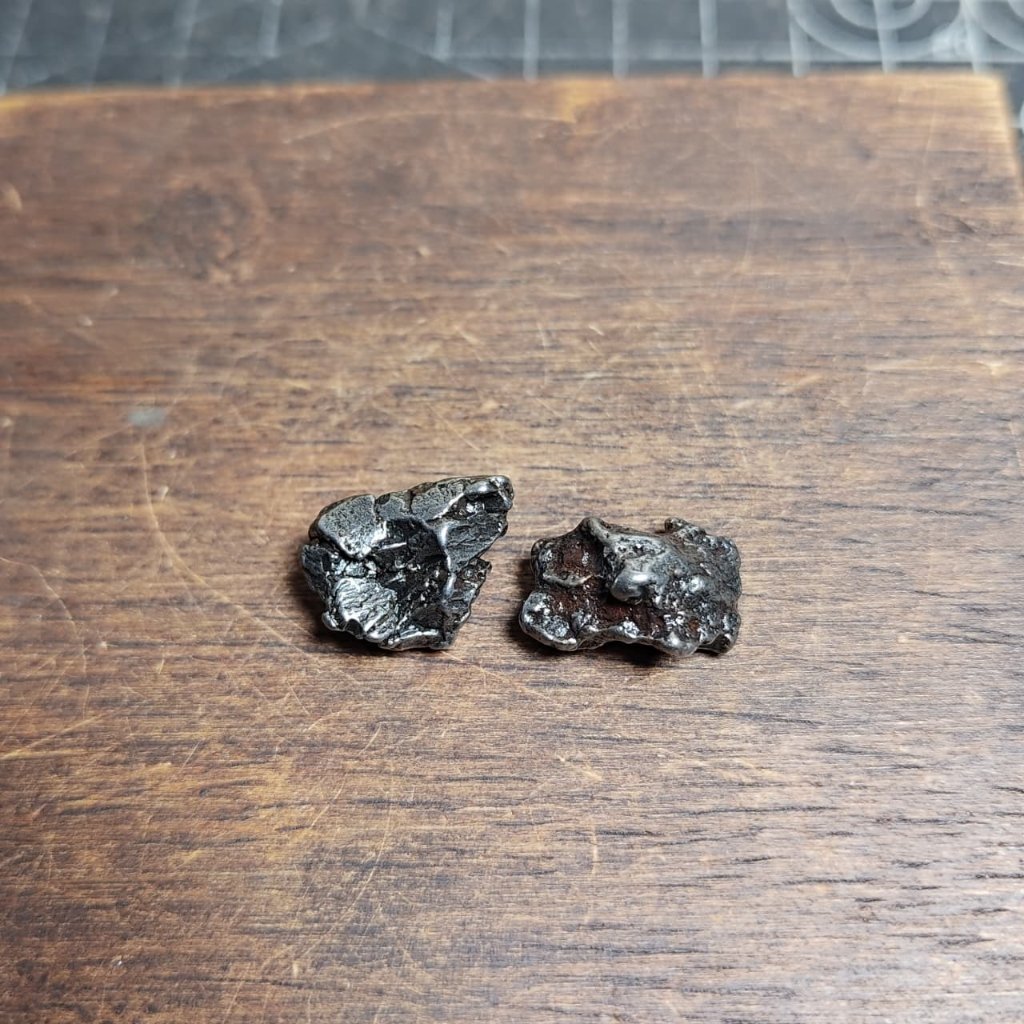Batu Meteorite Campo Del Cielo Paket (5) Asli meteorite