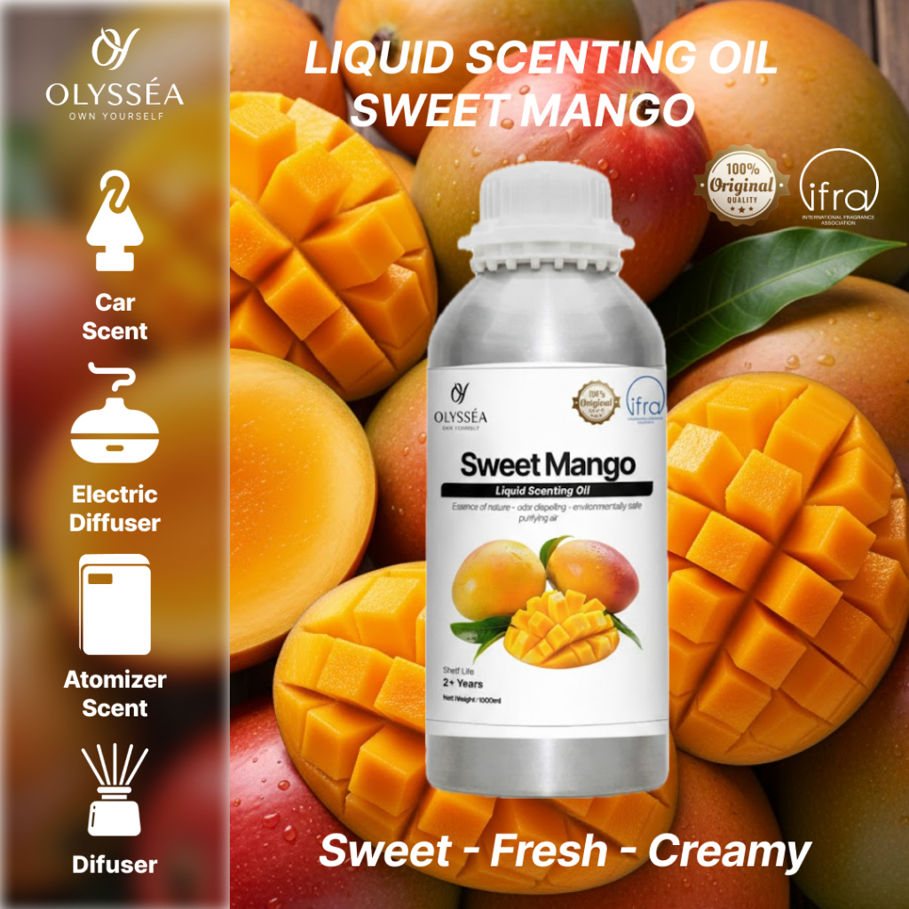 Sweet Mango Refill Oil Liquid Scenting Mesin Waterless by OLYSSEA