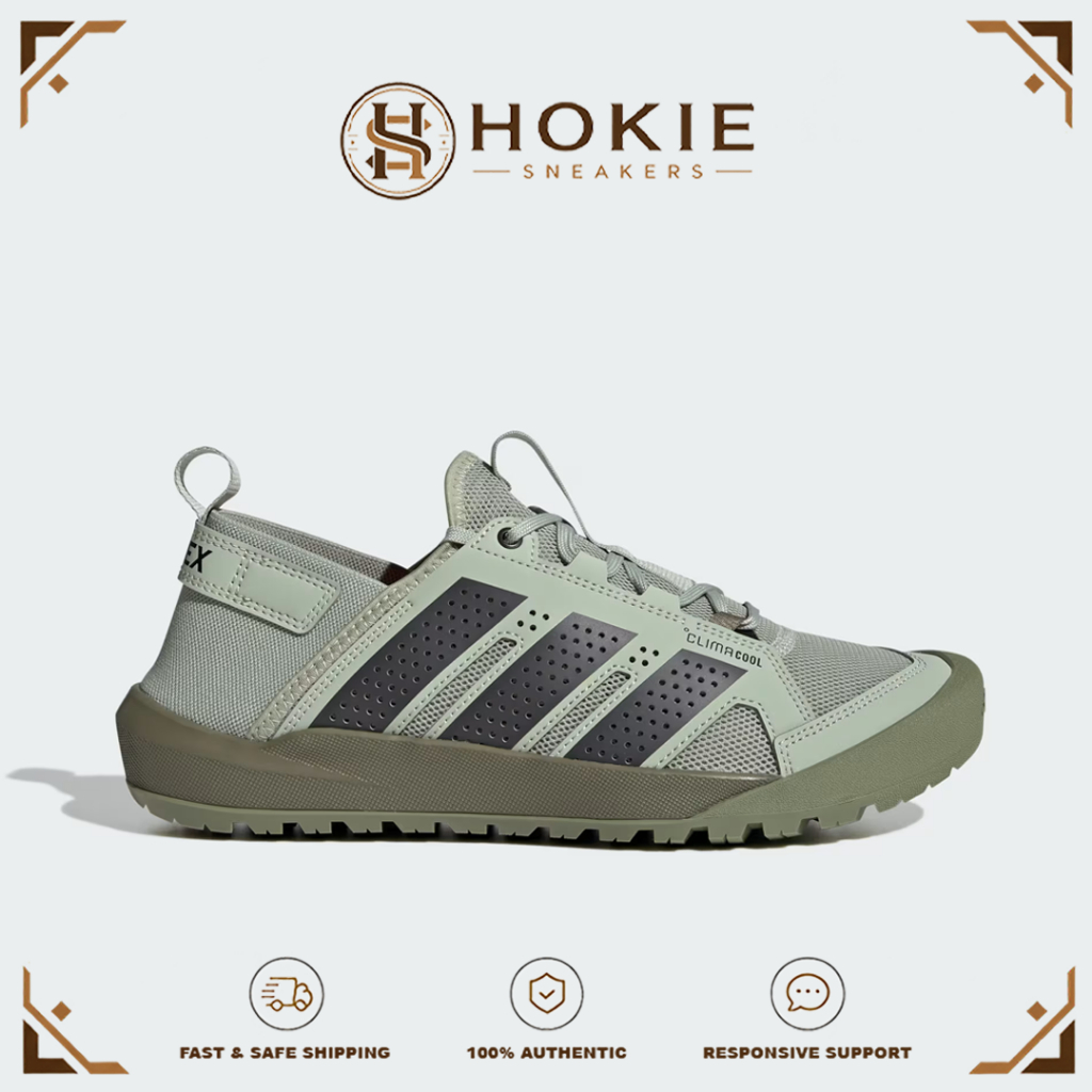 Hokie Sneakers - Sepatu Adidas Terrex Daroga Climacool Halo Green Carbon Core Black Unisex Outdoor T
