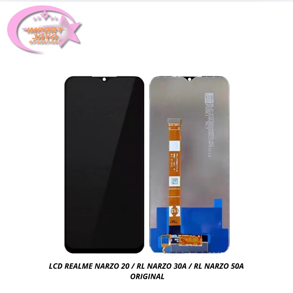 [ORIGINAL] LCD REALME NARZO 20 / NARZO 30A / NARZO 50A LCD FULLSET