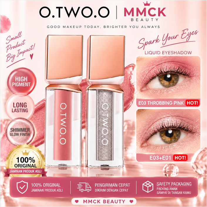 OTWOO Eyeshadow Liquid Matte Shimmer Long Lasting Eye Makeup