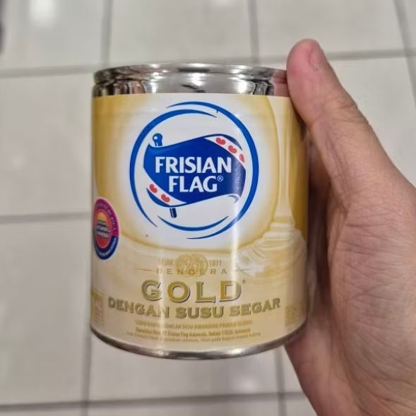 FRISIAN FLAG Susu Kental Manis FULL CREAM GOLD Kaleng 370gr.