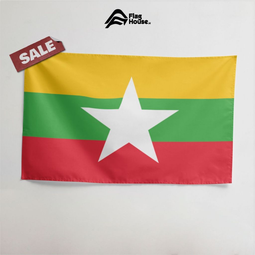 Flaghouse.id - Bendera/Tapestry Myanmar | Bendera Negara