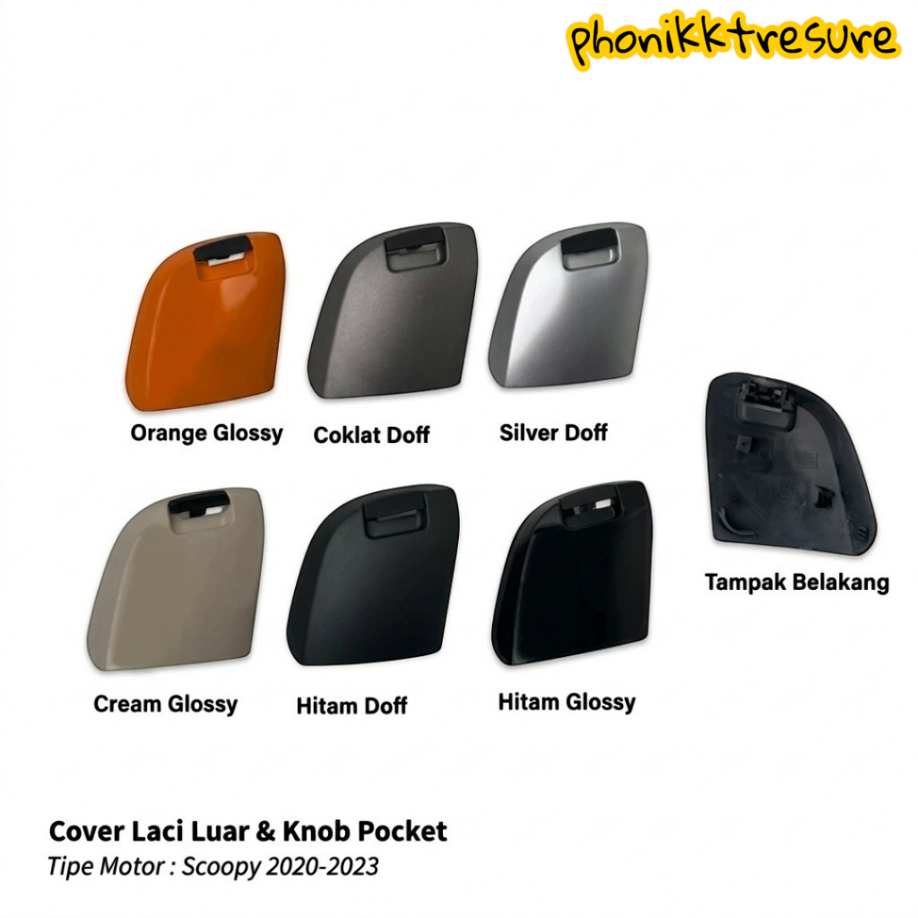 Cover Depan Laci Knob Honda Scoopy K2F 2020 2021 2022 2023