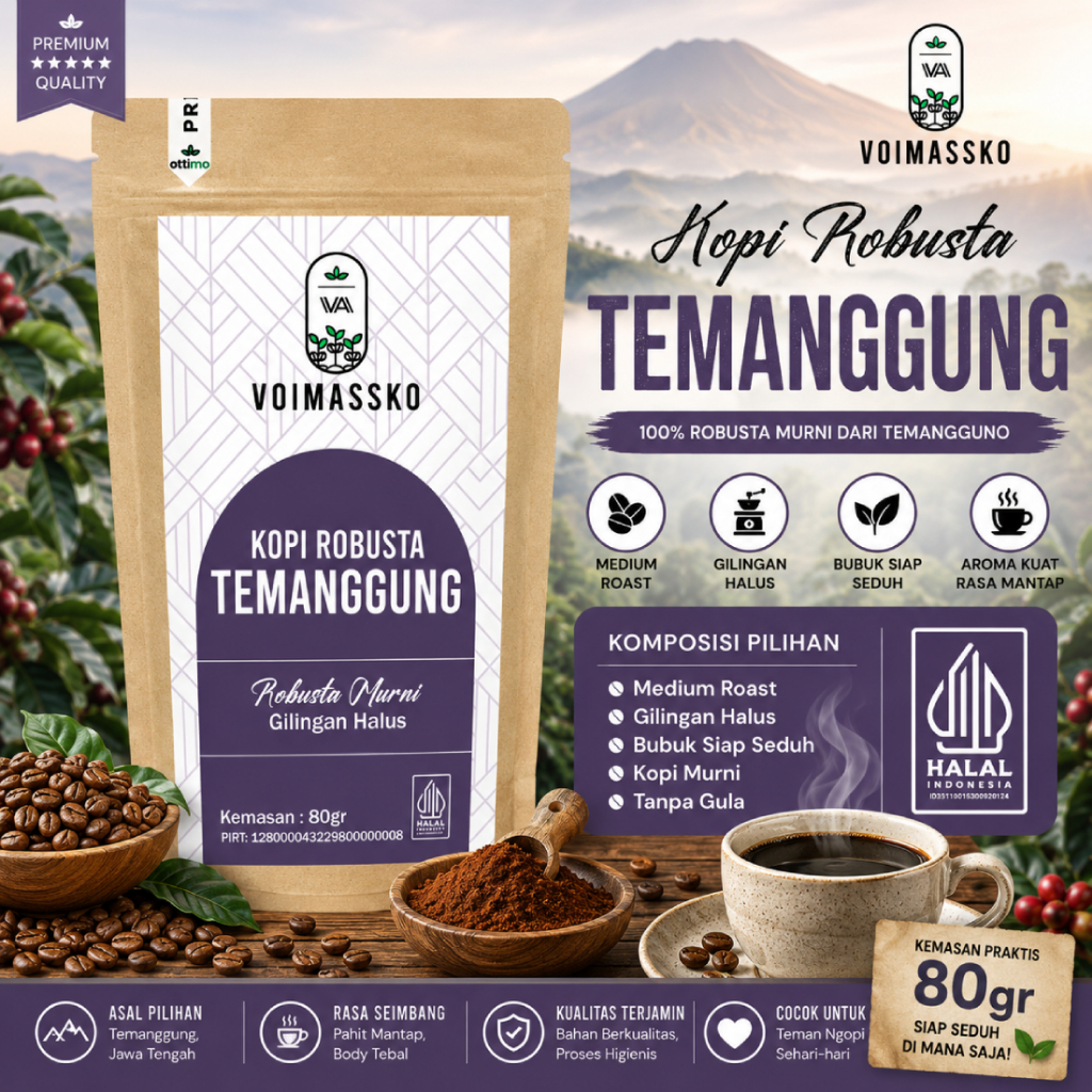 Kopi Kemasan 80gr / Kopi / Kopi Bubuk / Kopi Hitam / Biji Kopi robusta / Robusta / Kopi Robusta / Ko