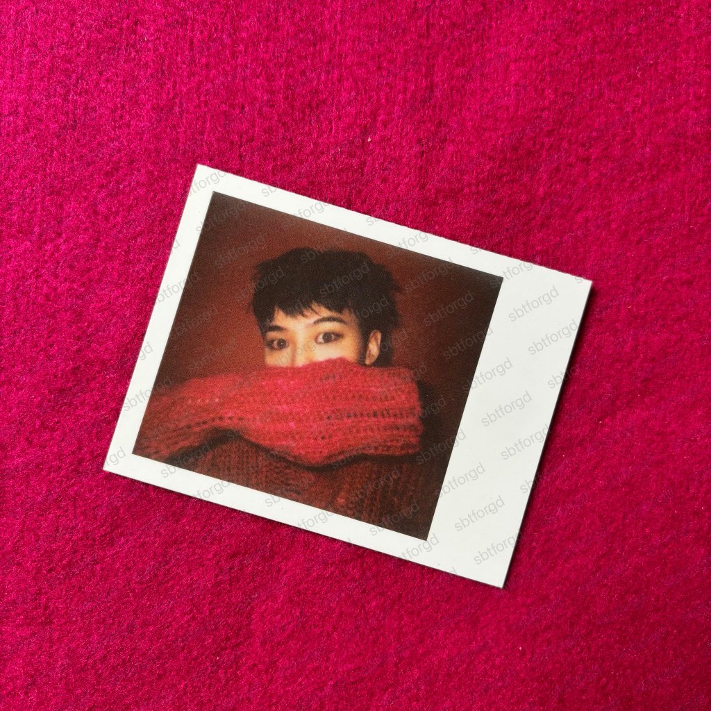 G-Dragon Gdragon Bigbang Gd Jiyong Official Polaroid Photocard PC
