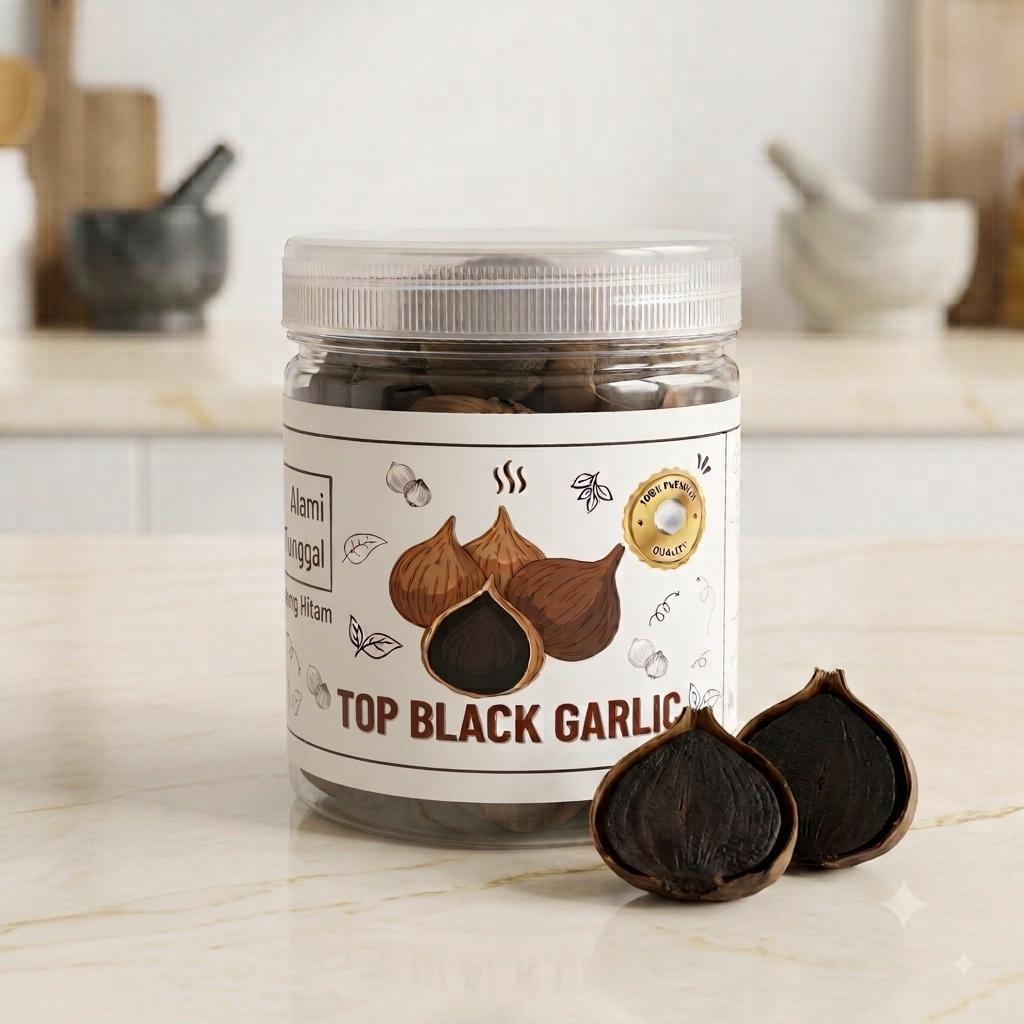 Black Garlic bawang hitam tunggal 500gr