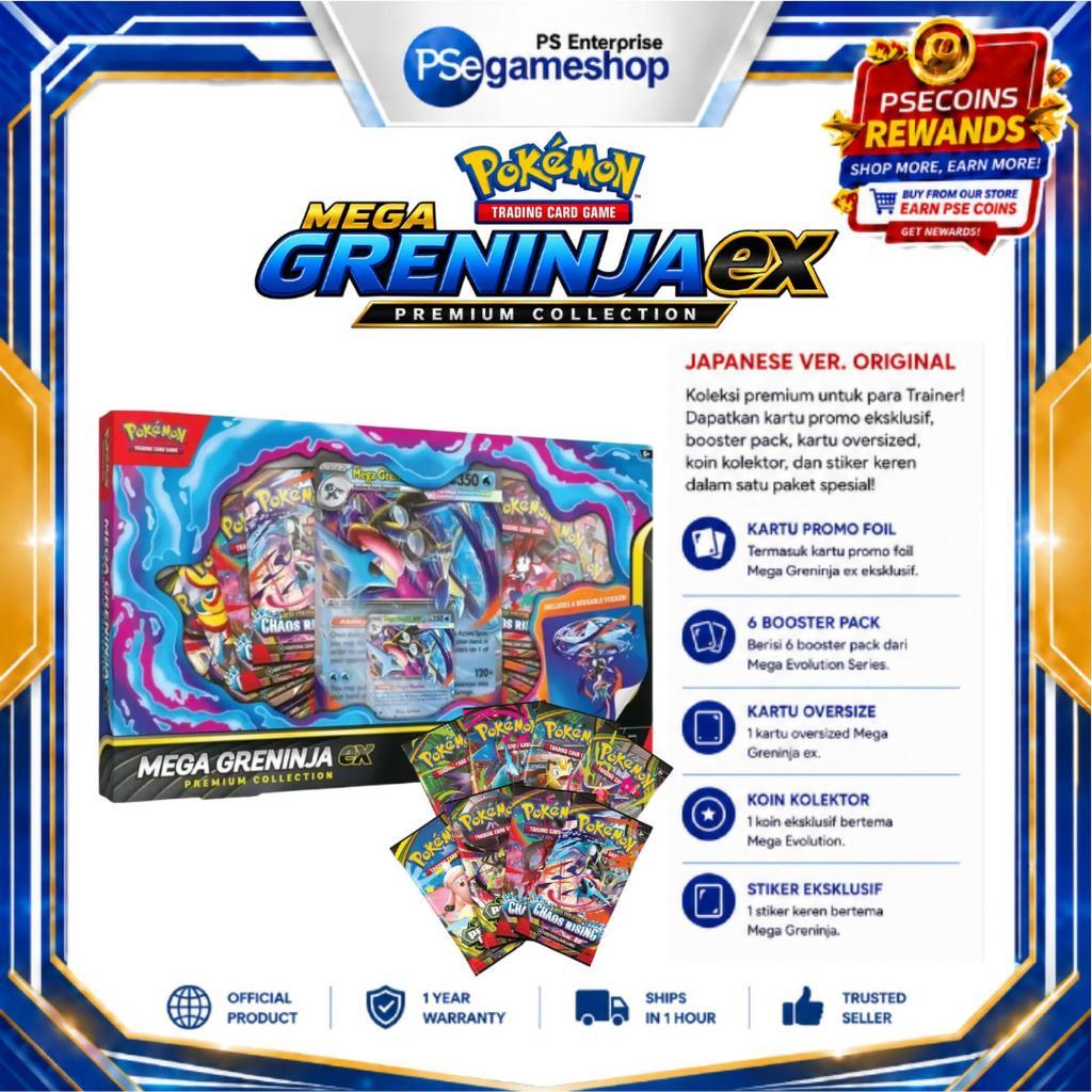 Pokémon TCG Mega Greninja ex Premium Collection / kartu pokemon Mega Greninja