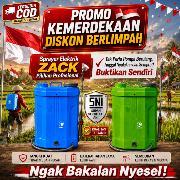 Sprayer Elektrik 18 Liter Alat Semprot Pertanian Mesin Tangki Semprot Tanaman