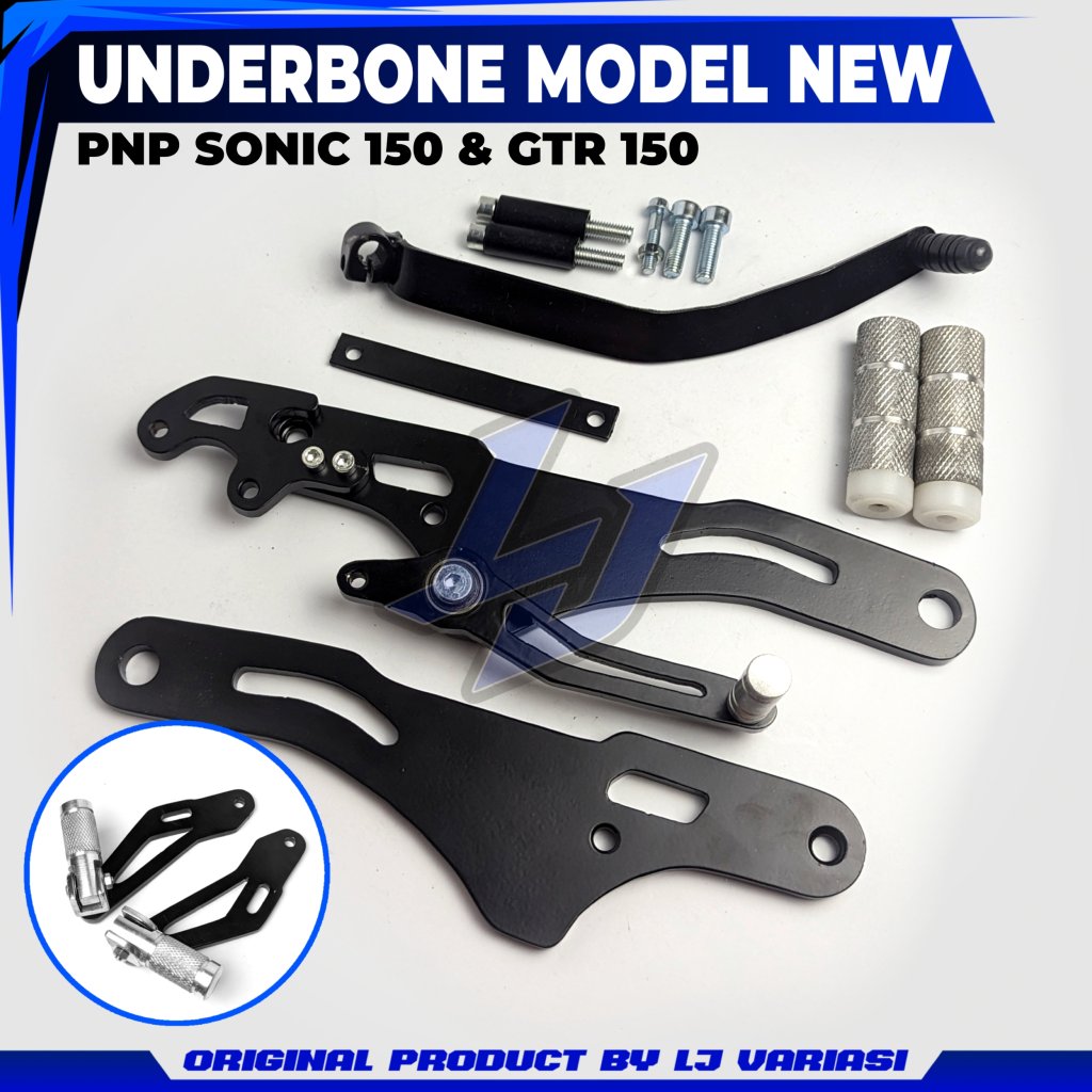 Underbone Sonic v3 Cutting Besi Footstep Underbone PNP Sonic 150 R / GTR 150 R
