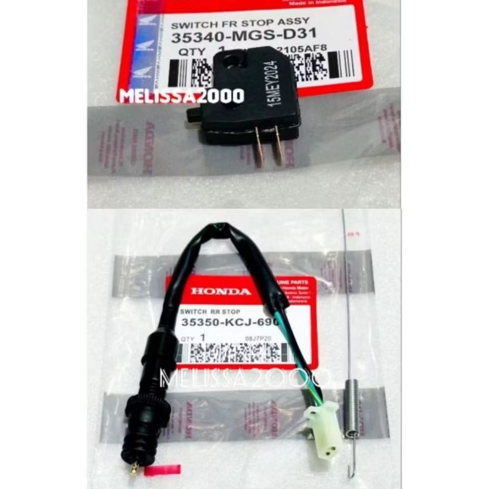 Switch rem depan MGS+Switch rem belakang KCJ Megapro Monoshock Tiger Revo Oem Impor Quality