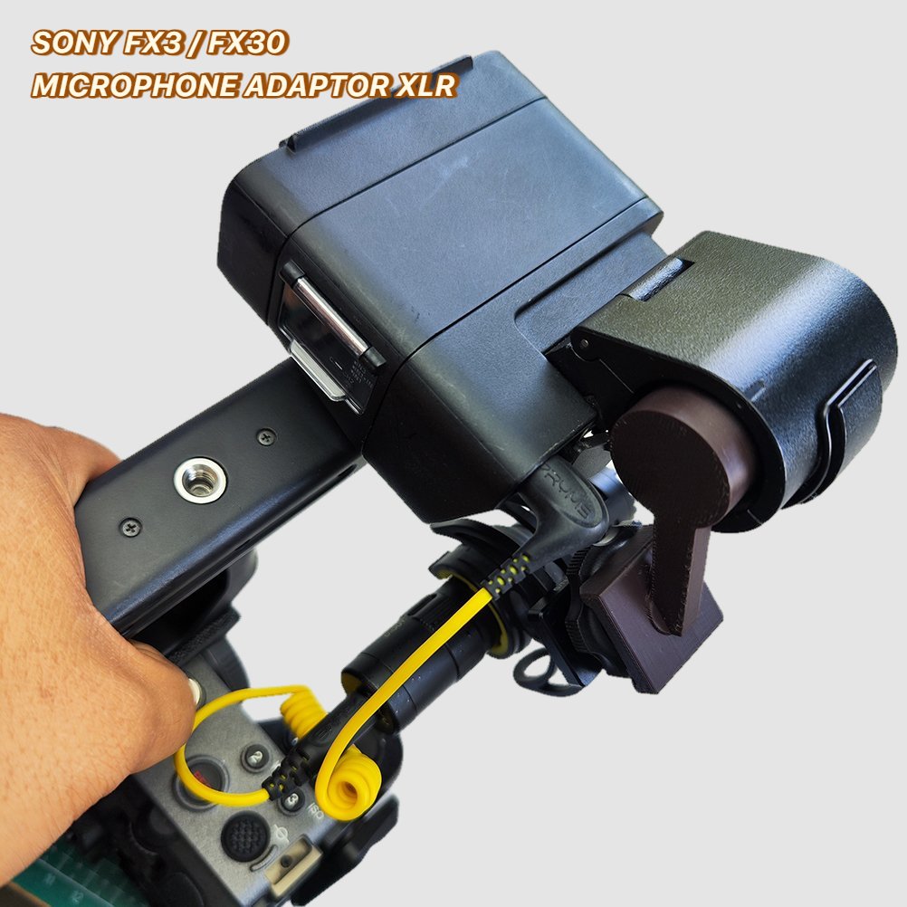 Sony FX3/ FX30 Microphone Adapter