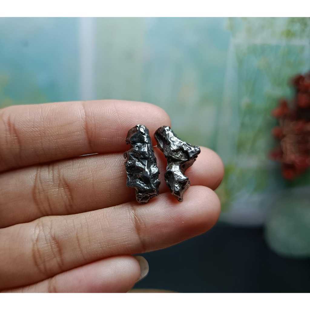 Batu Meteorite Campo Del Cielo Paket (7) Asli meteorite