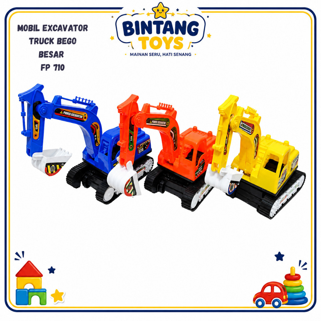 BT- MAINAN MOBIL EXCAVATOR TRUCK BEGO BESAR  FP 710