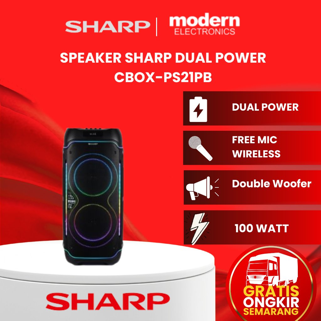 Sharp CBOX-PS21PB Speaker Bluetooth
