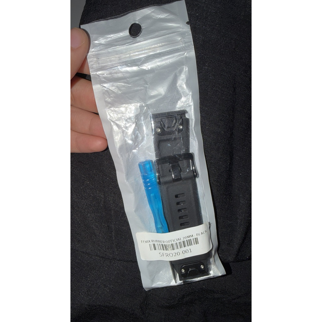STRAP ORI GARMIN 20MM BLACK