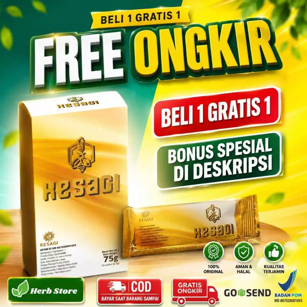 1 BOX KESAGI/KOSAGI MINUMAN HERBAL SERBUK MADU KESEJAHTERAAN PRIA