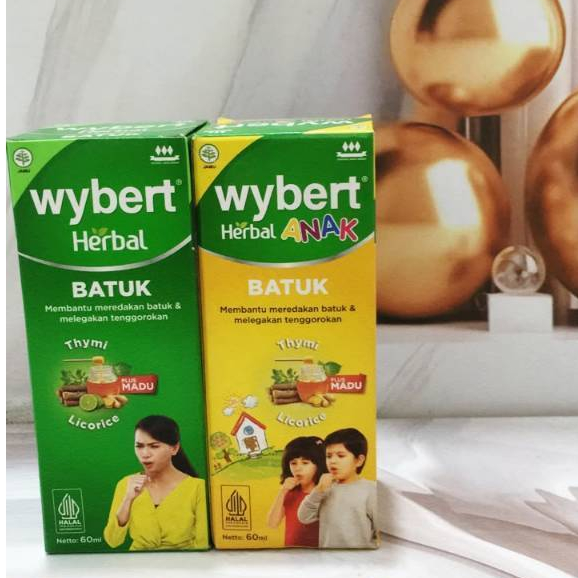 Wybert Herbal Anak 60 ml dan Wybert Herbal plus 60 ml