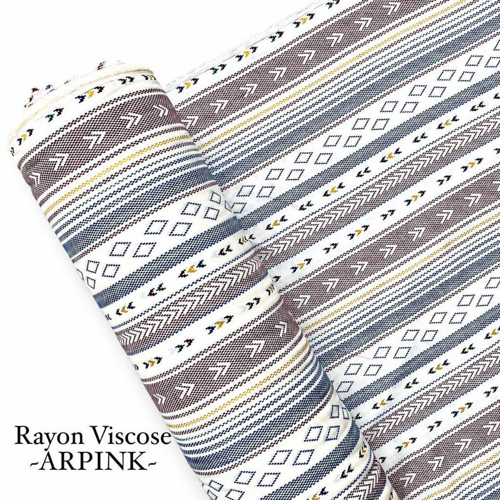 Kain Rayon Viscose Motif Rayon Twill Premium