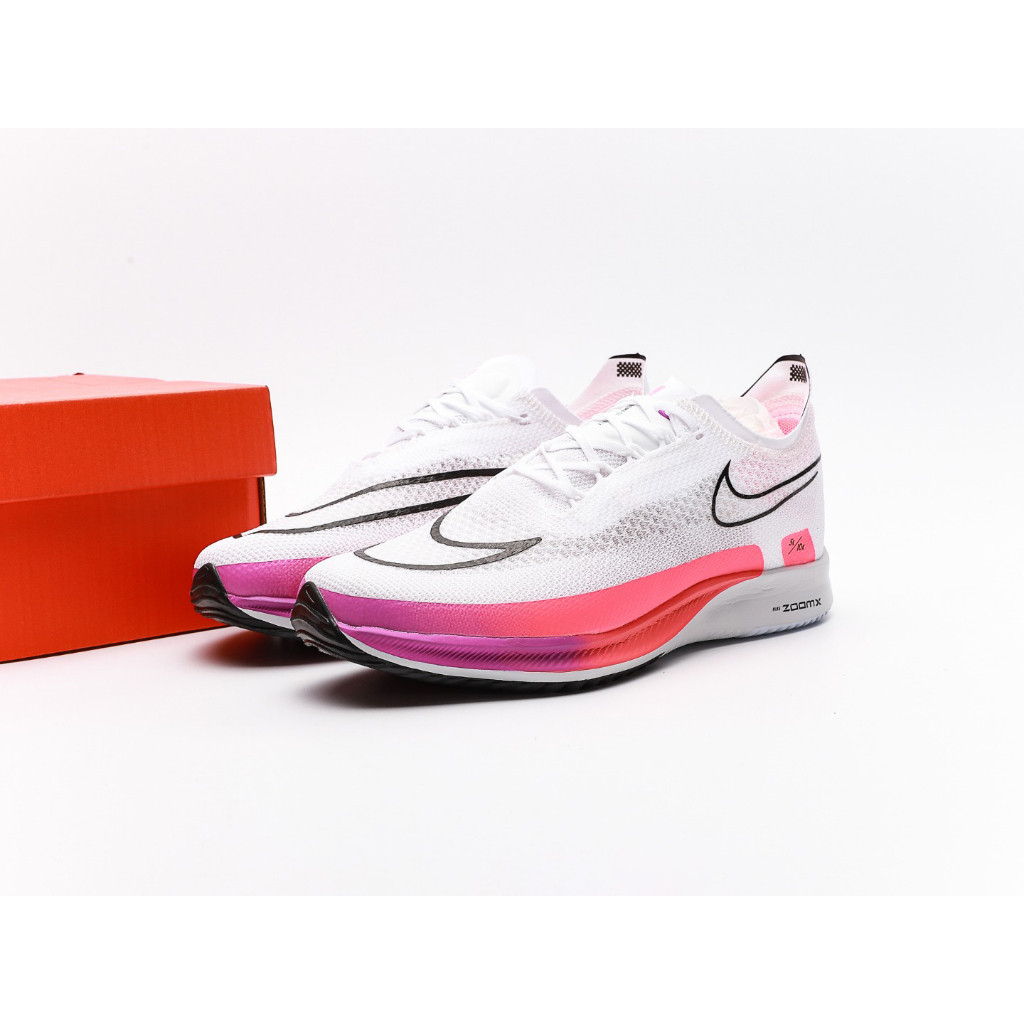 SIZE 45 READY STOCK - Nike ZoomX Streakfly White Flash Crimson Hyper Violet (Sepatu Lari / Running S