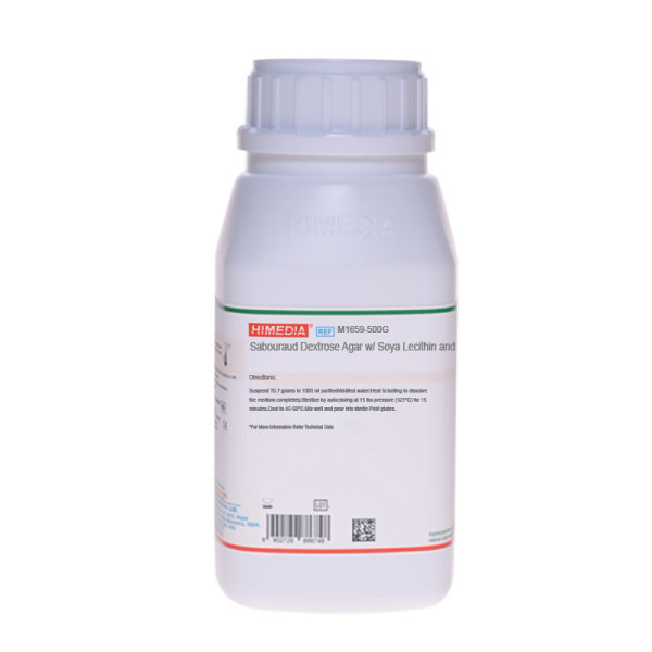 M1659-500G Sabouraud Dextrose Agar w/ Soya Lecithin & Polysorbat3 80