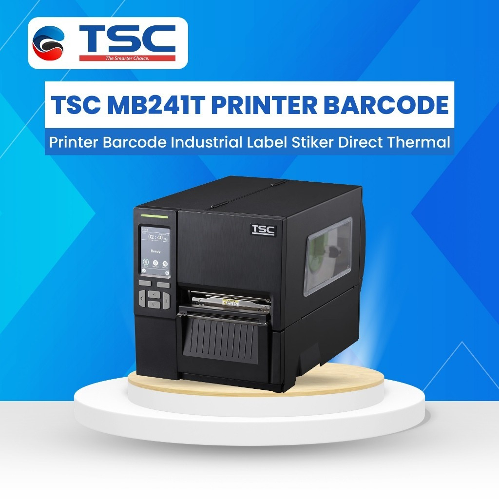 TSC MB241T Printer Barcode Industrial TSC MB-241T TSCMB241T Cetak Label Stiker Direct Thermal Transf