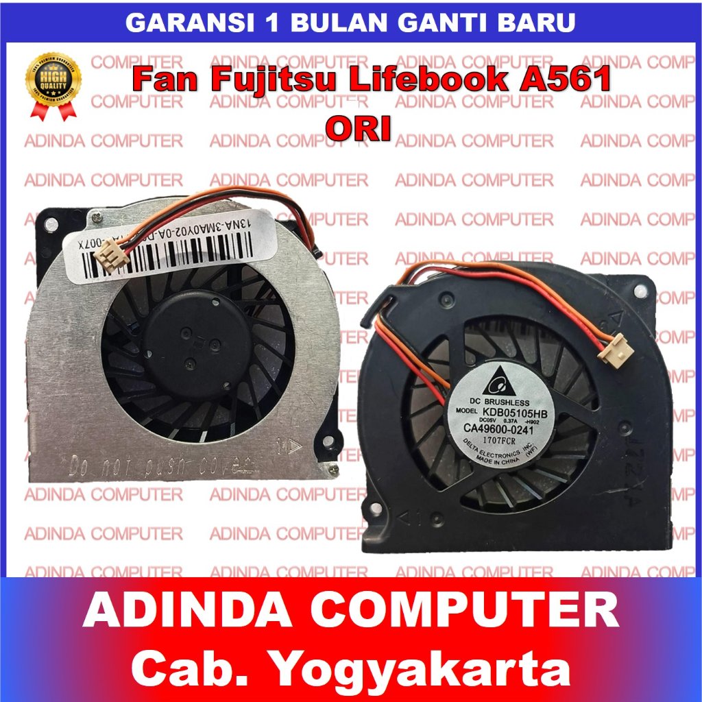 Fan Laptop Fujitsu Lifebook A561 S762 SH560 SH760 SH771 S6410 E752 T731 AH550 AH701 TH700 E780 T730 