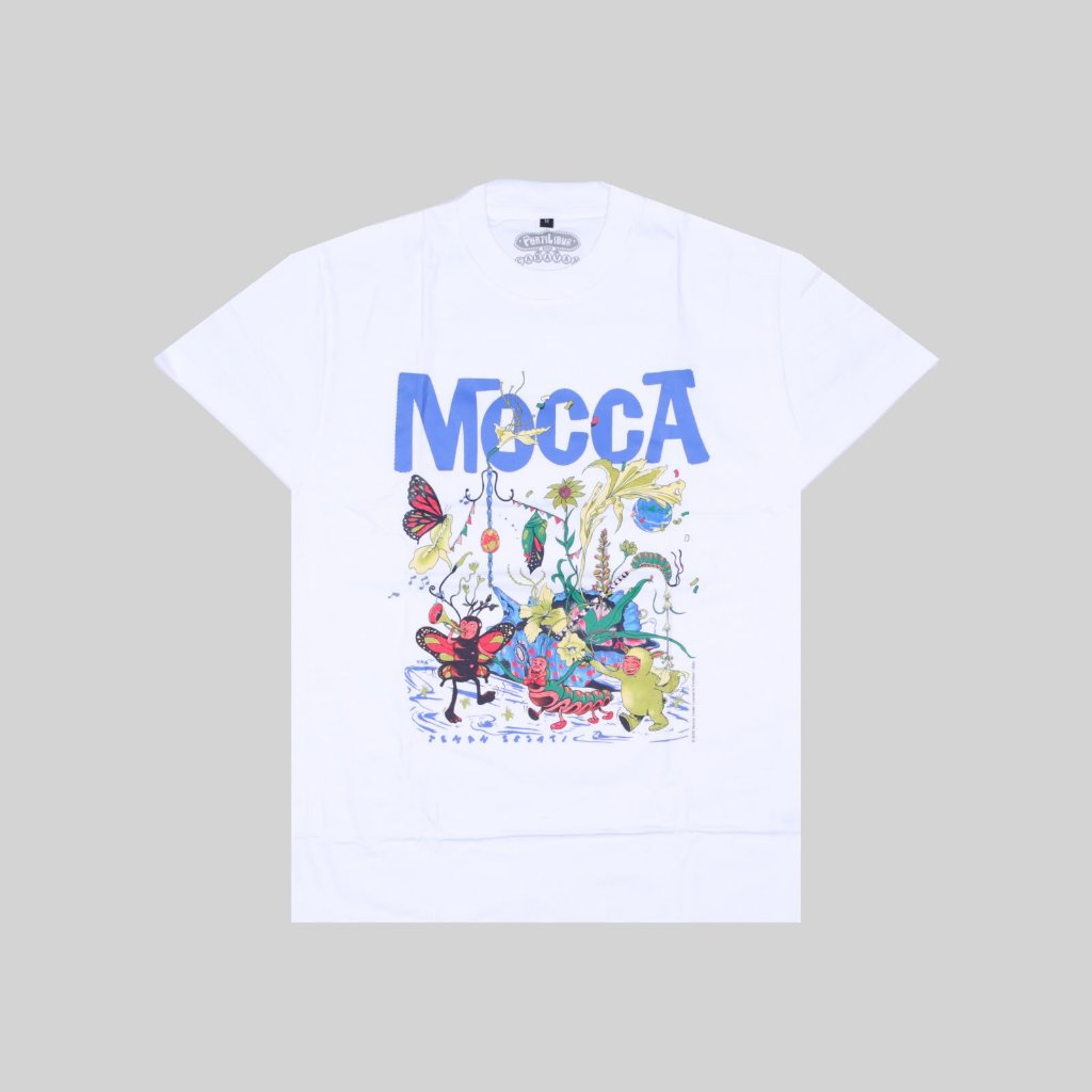 Tshirt MOCCA - PARTI LIBUR WH - Kaos Band Official Merchandise
