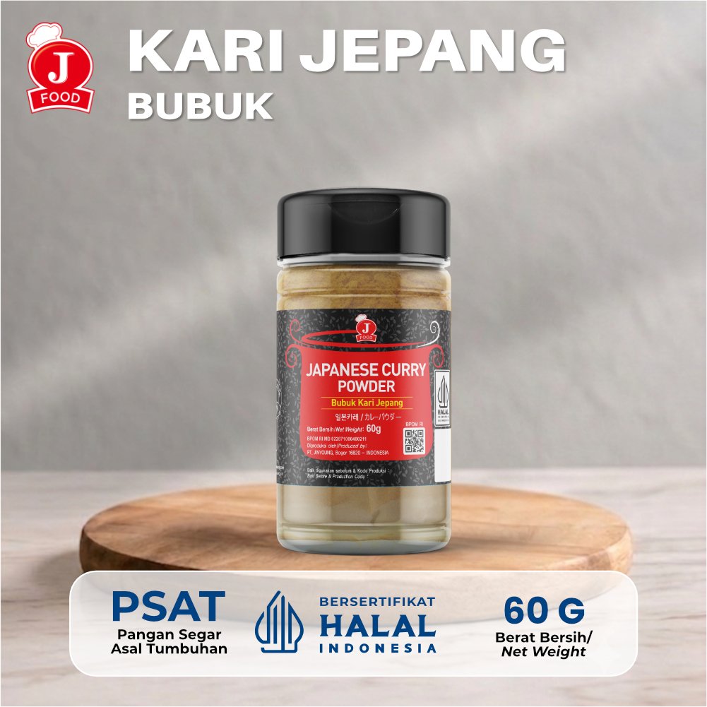 J FOOD Japanese Curry Powder (Kari Jepang Bubuk)
