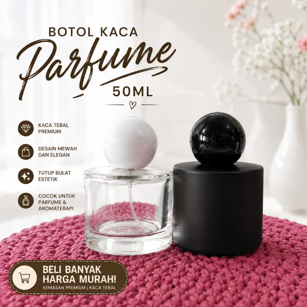 Botol Parfum Botol Kosong Parfum botol Kaca Kosong Parfum 50ml Press
