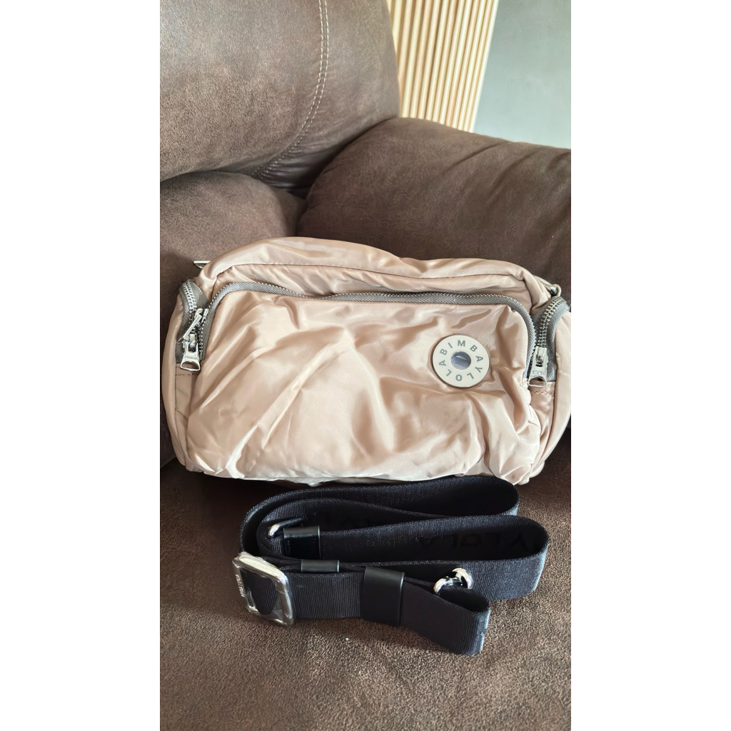 Bimba Medium Pocket Nylon Crossbody Bag