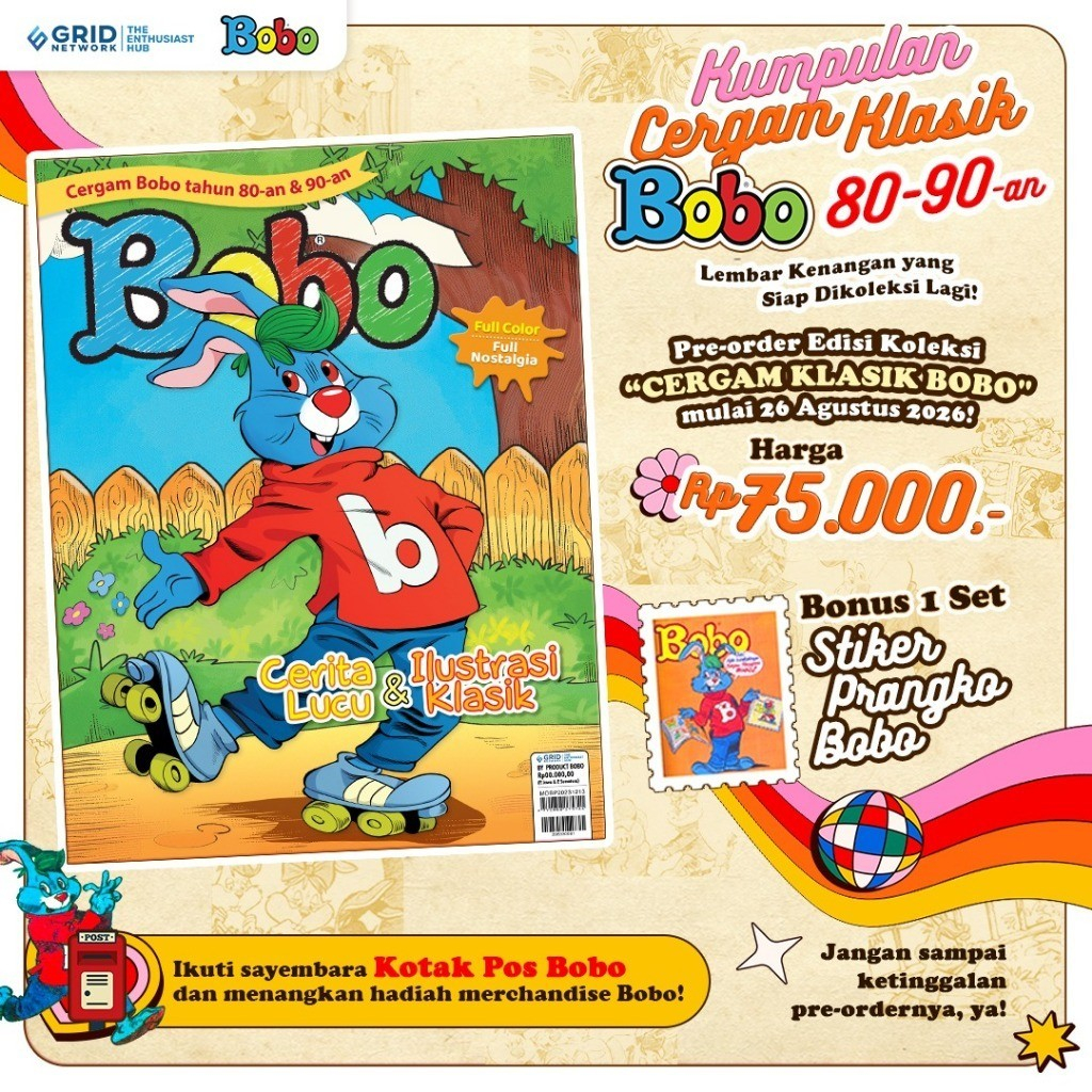 Bobo - Koleksi Cerita Klasik Bobo – Cerita Bobo Tahun 80-an hingga 90-an | Full Color & Nostalgia | 