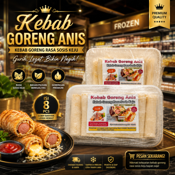 Frozen Kebab / Kebab Frozen / Kebab Sosis Keju
