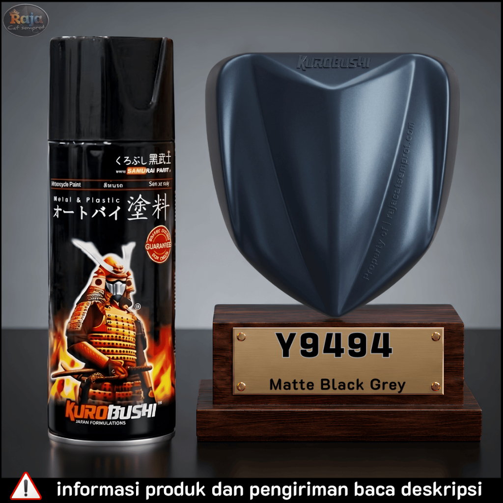 Samurai Paint : Matte Black Grey - Y9494*