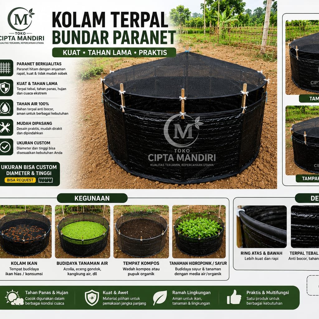 paranet peneduh tanaman diameter 1 pelindung tanaman paranet bibit tanaman