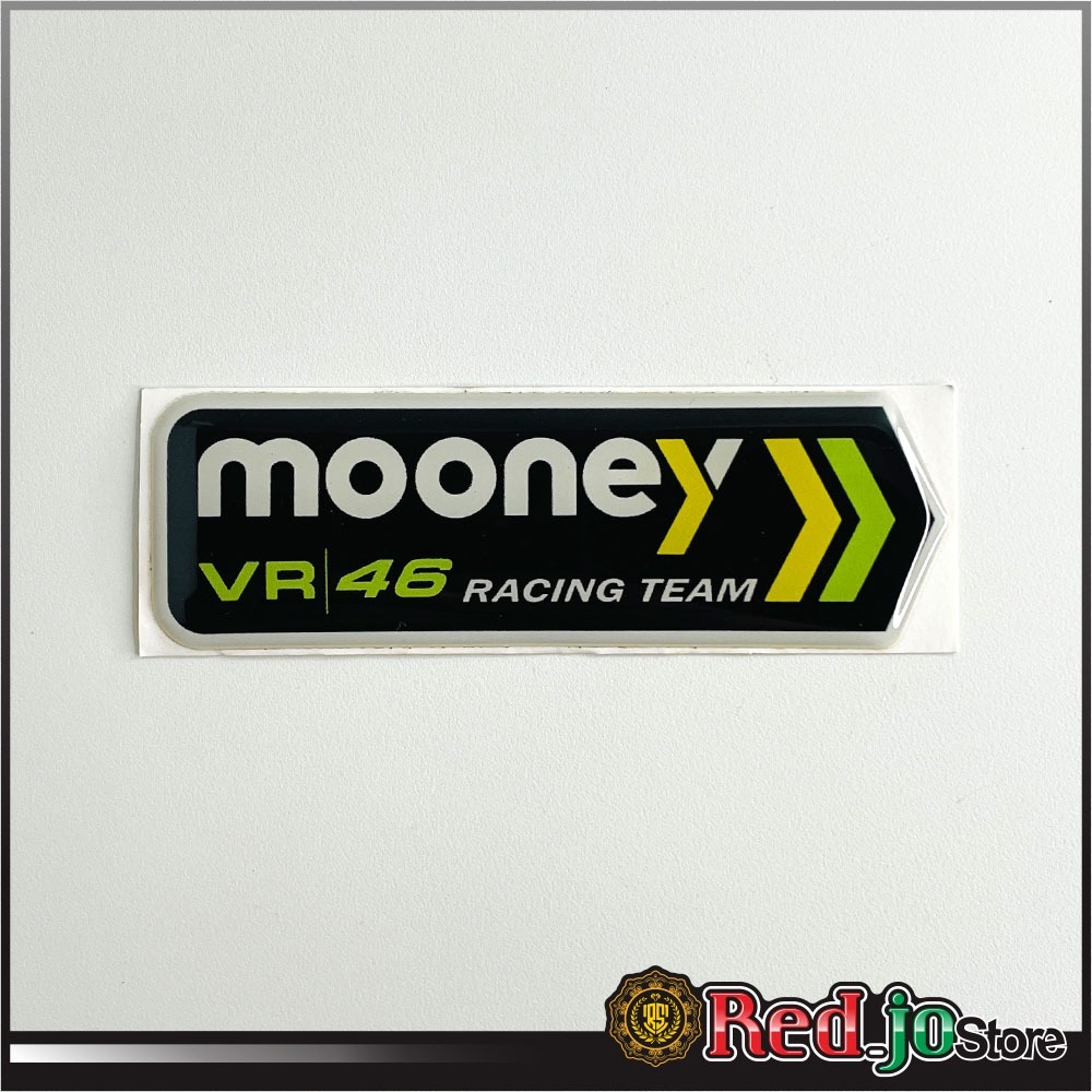Stiker Mooney Racing Team | Luca Marini | Sticker Timbul Resin Mooney  10 x 3,2 Cm