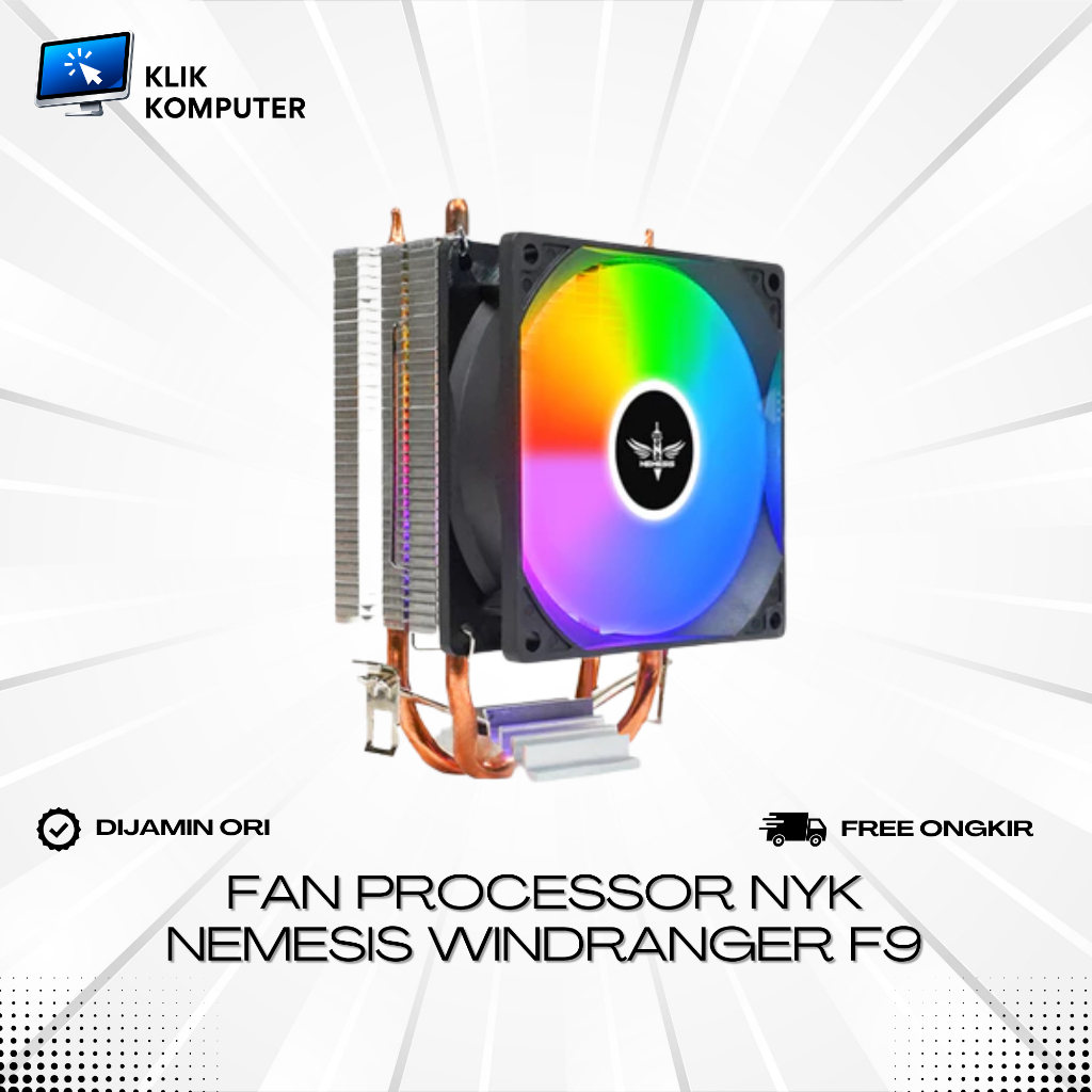 NYK Nemesis Windranger F9 RGB Fan Processor 9cm