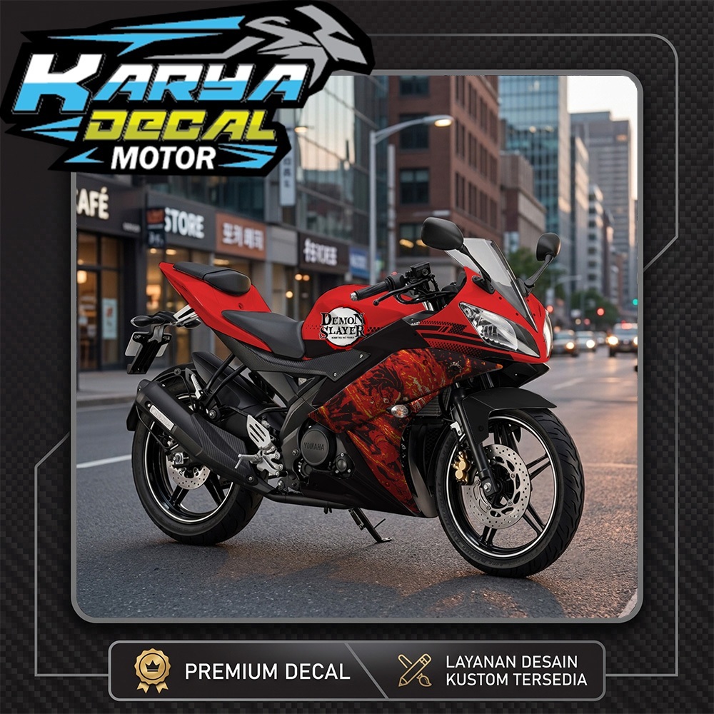 STICKER DECAL FULL R15 V2 2014-2017 DEMON SLAYER