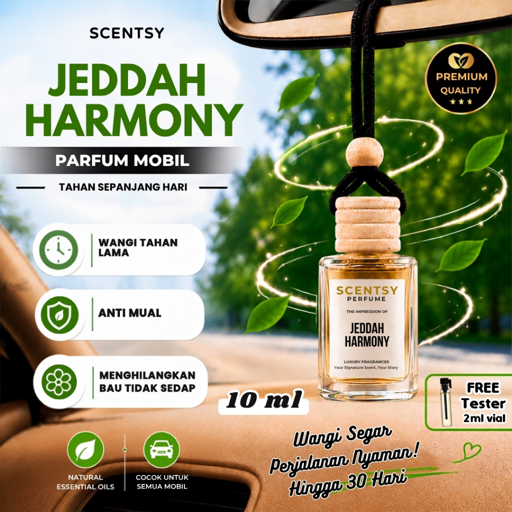 SCENTSY Parfum JEDDAH HARMONY  Pengharum Anti Mual Pewangi Ruangan Kantor Toilet Kamar tidur Lemari 