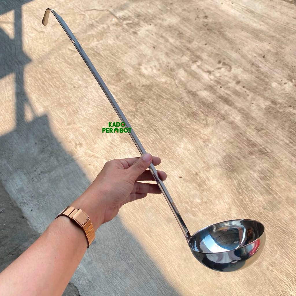 Irus Sup & Bakso | Sendok Kuah Stainless | Irus Bakso Warung | Sendok Kuah Anti Panas