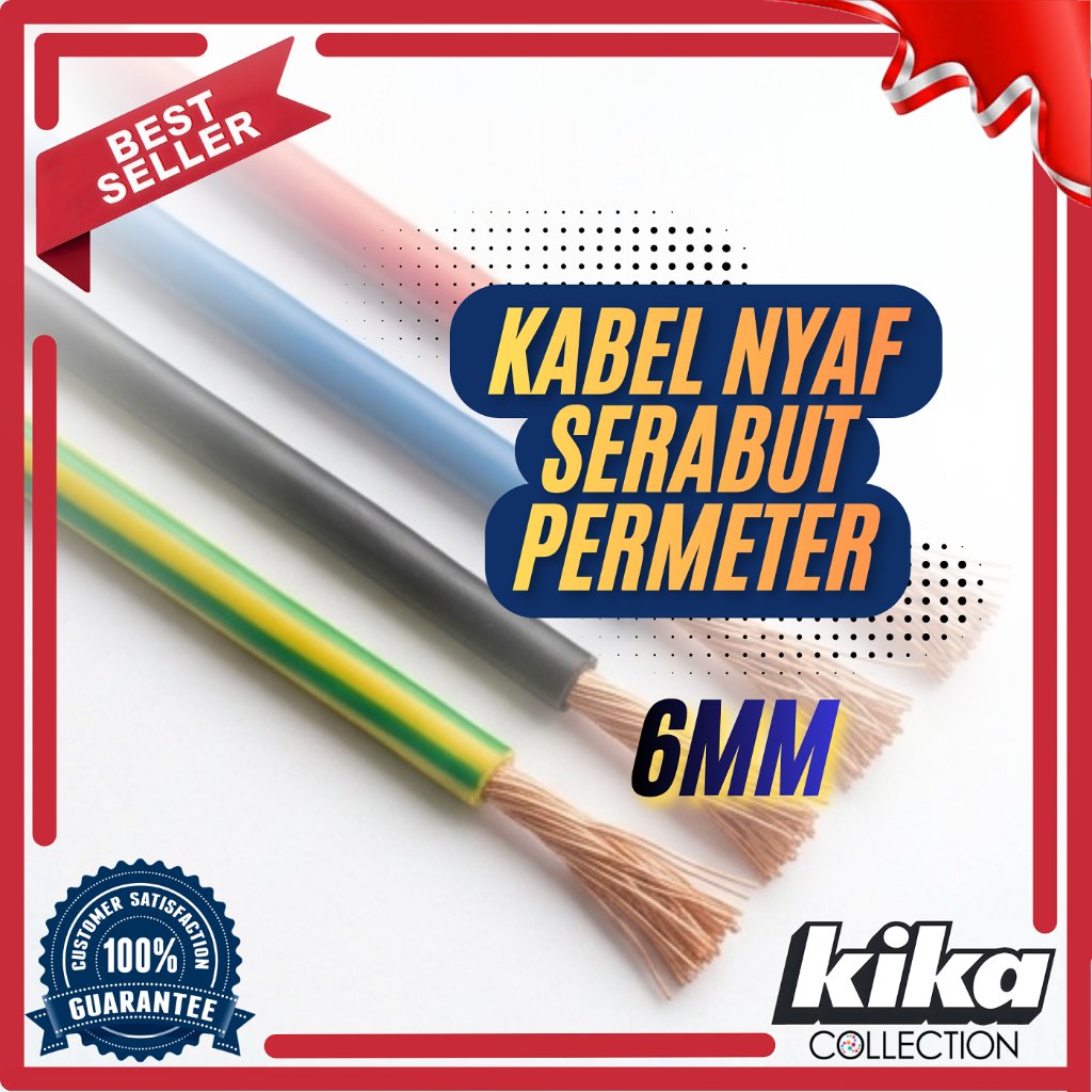 Kabel Serabut NYAF 6mm Kabel NYAF 6mm Per Meter