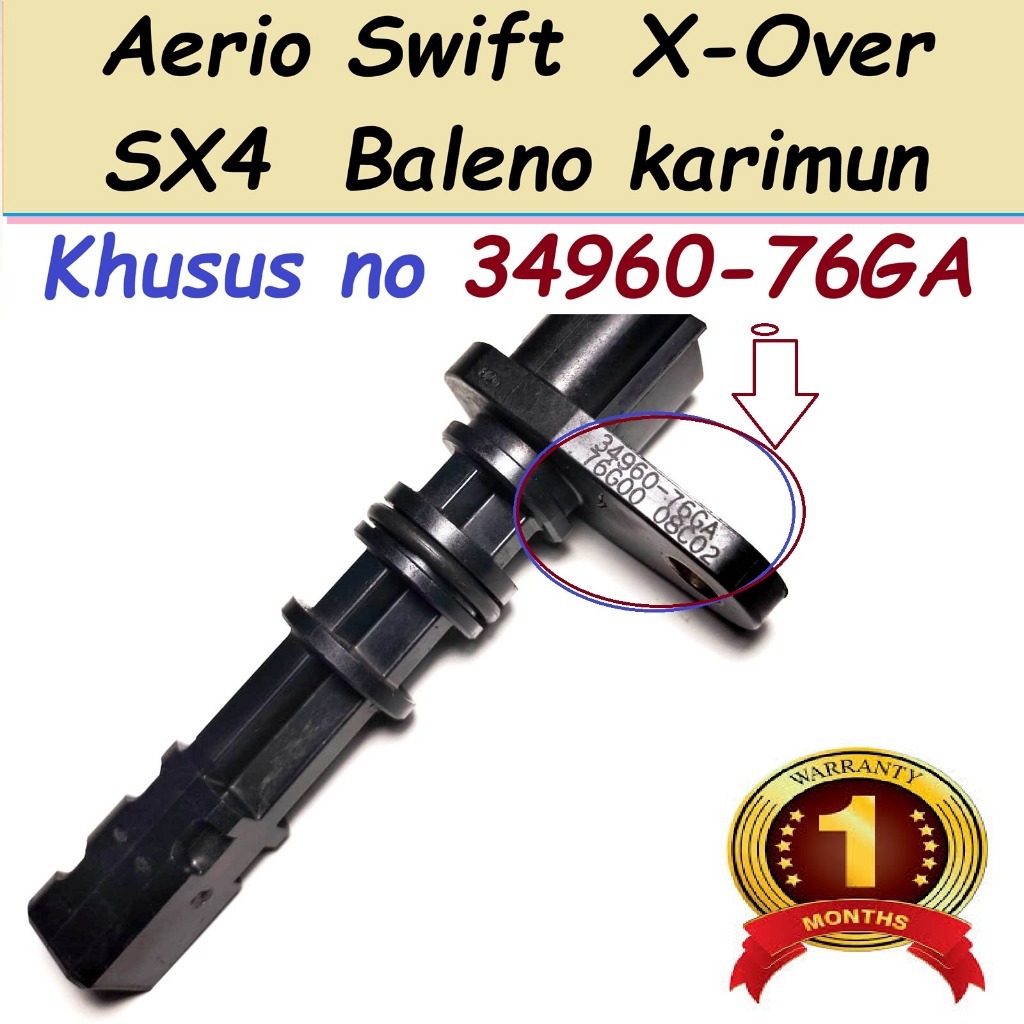 Sensor Speed Suzuki Aerio Swift  X-Over SX4  Baleno Next G karimun Wagon R  34960-76GA 34960 76GA 76