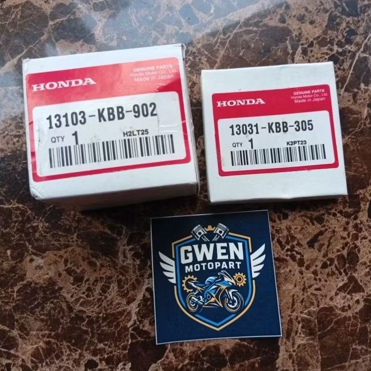 Seher Piston Tiger Tiger Revo dan Ring Seher Piston ori ahm japan Oversize 50