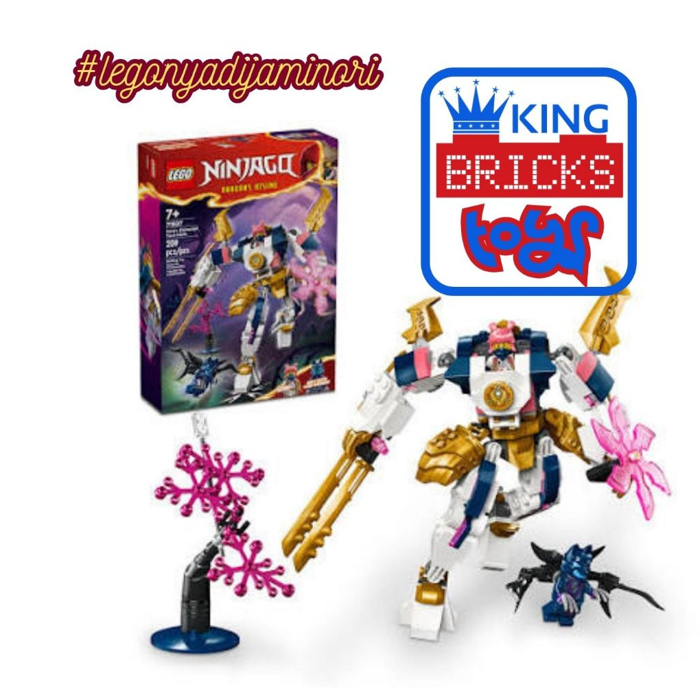 Mainan Anak LEGO 71807 Sora Elemental Tech Mech - NINJAGO LEGO Original Robot Ninja Murah Jakarta