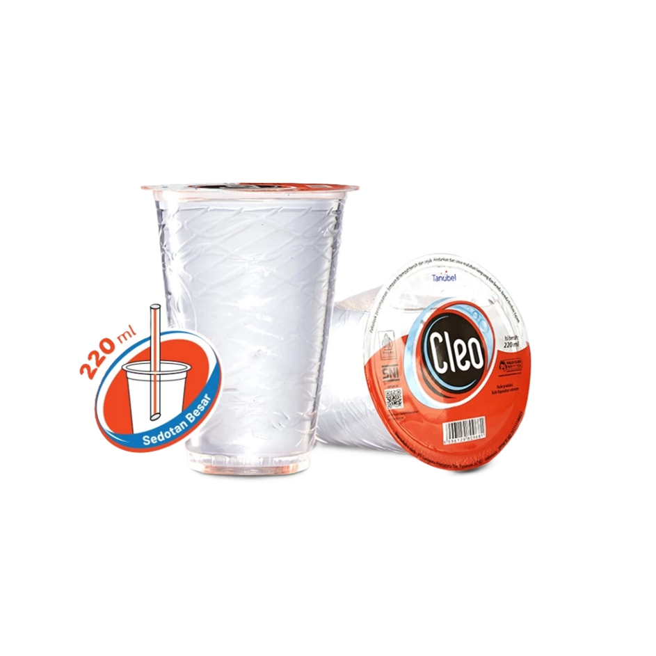 Cleo Air Mineral Cup 220 ml 1 pc [Tembalang]