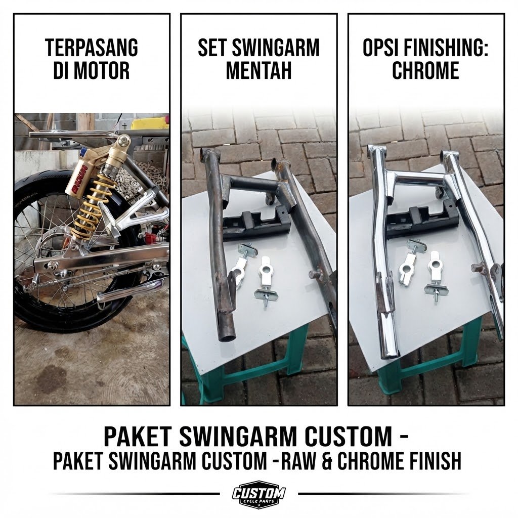 swing arm cb model k2r new besi /swing arm cb dan gl100 model k2r besi.,.