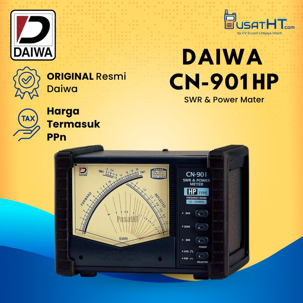SWR & Power Meter Daiwa CN-901 HP 2KW 1.8-200MHz Original